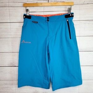 Dharco Gravity Shorts Women's Size Small Turquoise Blue Mountain Biking MTB